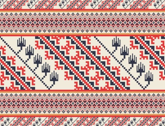 Aztec Geometric Embroidery Pattern: A Designer’s Review