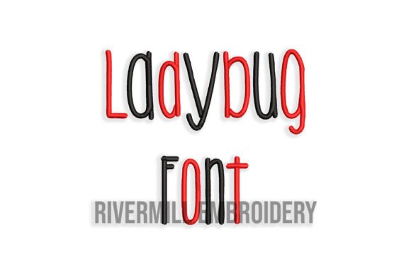 Review: 2 Ladybug Machine Embroidery Font