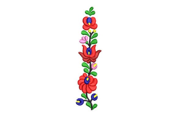 Review: Colorful Flowers Artistic Embroidery Design