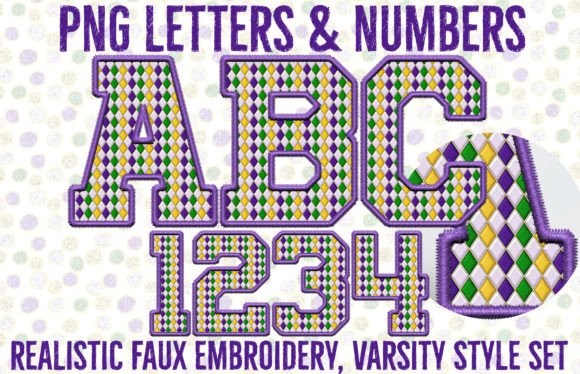 Review: Mardi Gras Faux Embroidery Sport Letters