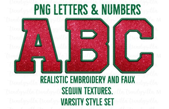 Reviewing Faux Embroidery Sequin Letters PNG for Real Projects