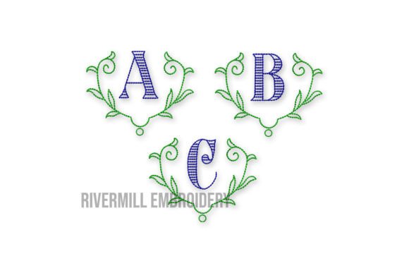 Reviewing the 3″ Aston Monogram Embroidery Font