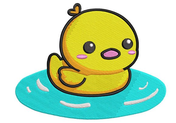 Reviewing the Digitized Cute Duck Embroidery Delight