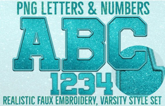 Turquoise Faux Glitter Review for Branding